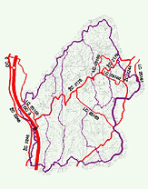 Cestovna mrea, javne ceste - kliknite za uveanje